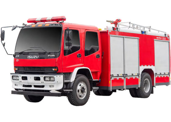 ISUZU 6T ถังฟองน้ํา รถบรรทุกดับเพลิง คุณภาพดี รถพิเศษ ผู้ผลิตจีน